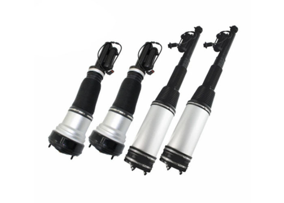 메르세데스 벤츠 W220 S280 S320 S350 S430을 위한 앞 후방 4 PC 공기 스프링 지주 완충 장치 A2203202438 A2203205013