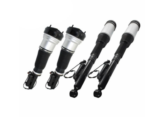 메르세데스 벤츠 W220 S280 S320 S350 S430을 위한 앞 후방 4 PC 공기 스프링 지주 완충 장치 A2203202438 A2203205013