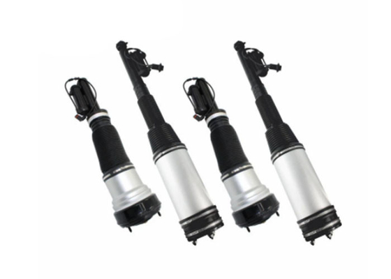 메르세데스 벤츠 W220 S280 S320 S350 S430을 위한 앞 후방 4 PC 공기 스프링 지주 완충 장치 A2203202438 A2203205013